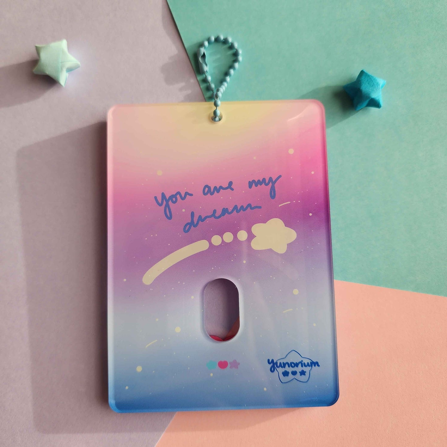 Dreamy Skies | Acrylic Photocard Holder Keychain