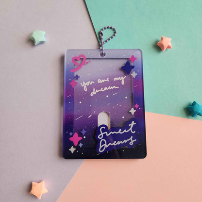 Sweet Dreams Nightfall | Acrylic Photocard Holder Keychain