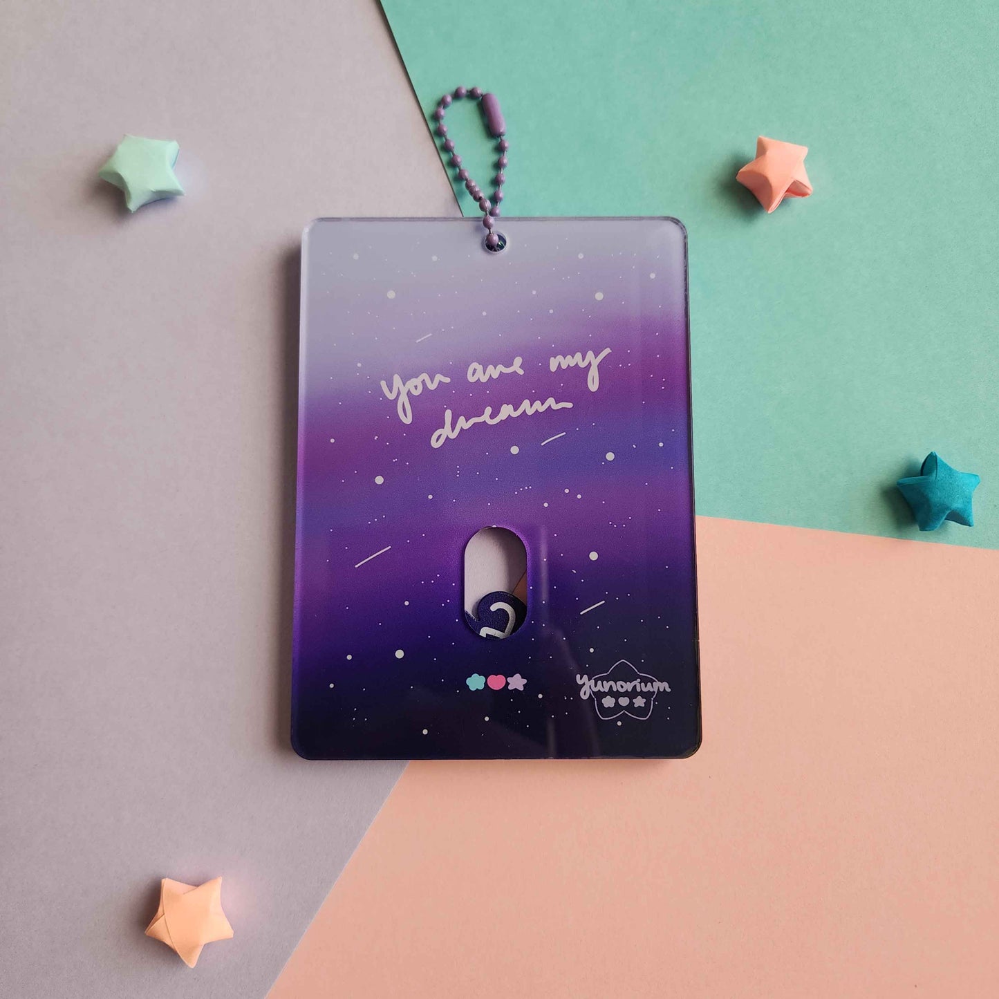 Sweet Dreams Nightfall | Acrylic Photocard Holder Keychain