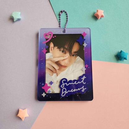 Sweet Dreams Nightfall | Acrylic Photocard Holder Keychain