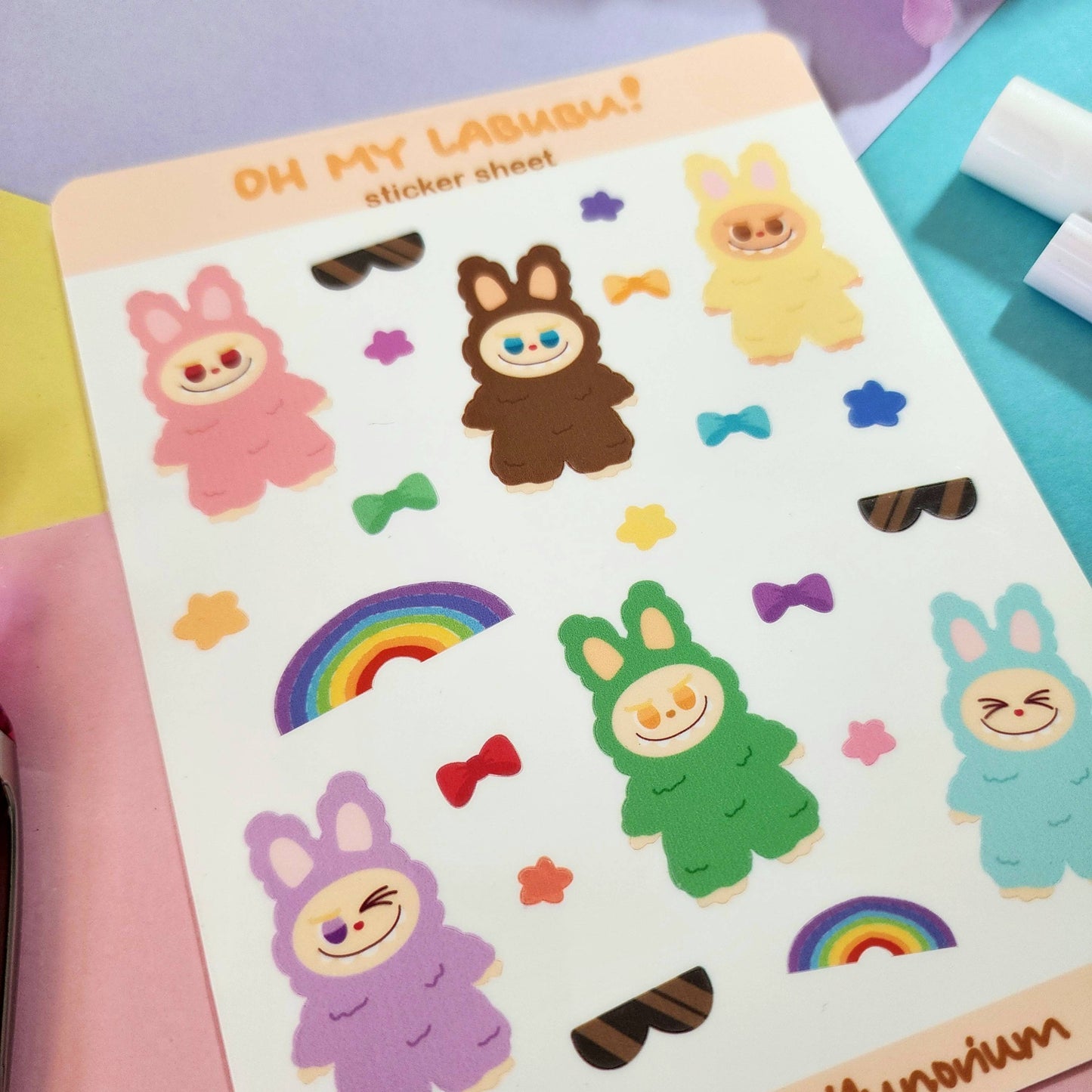 Oh My Labubu Sticker Sheet