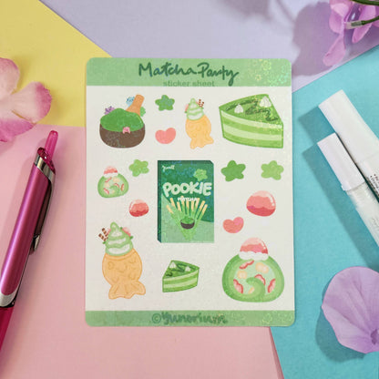 Matcha Party Sticker Sheet