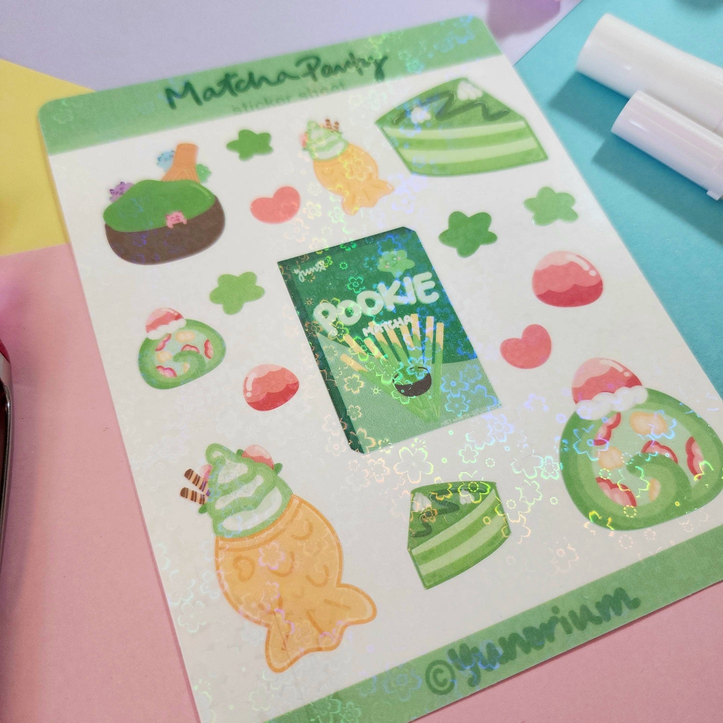 Matcha Party Sticker Sheet