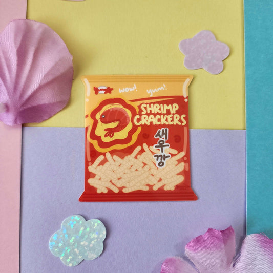 Shrimp Crackers Snack Sticker