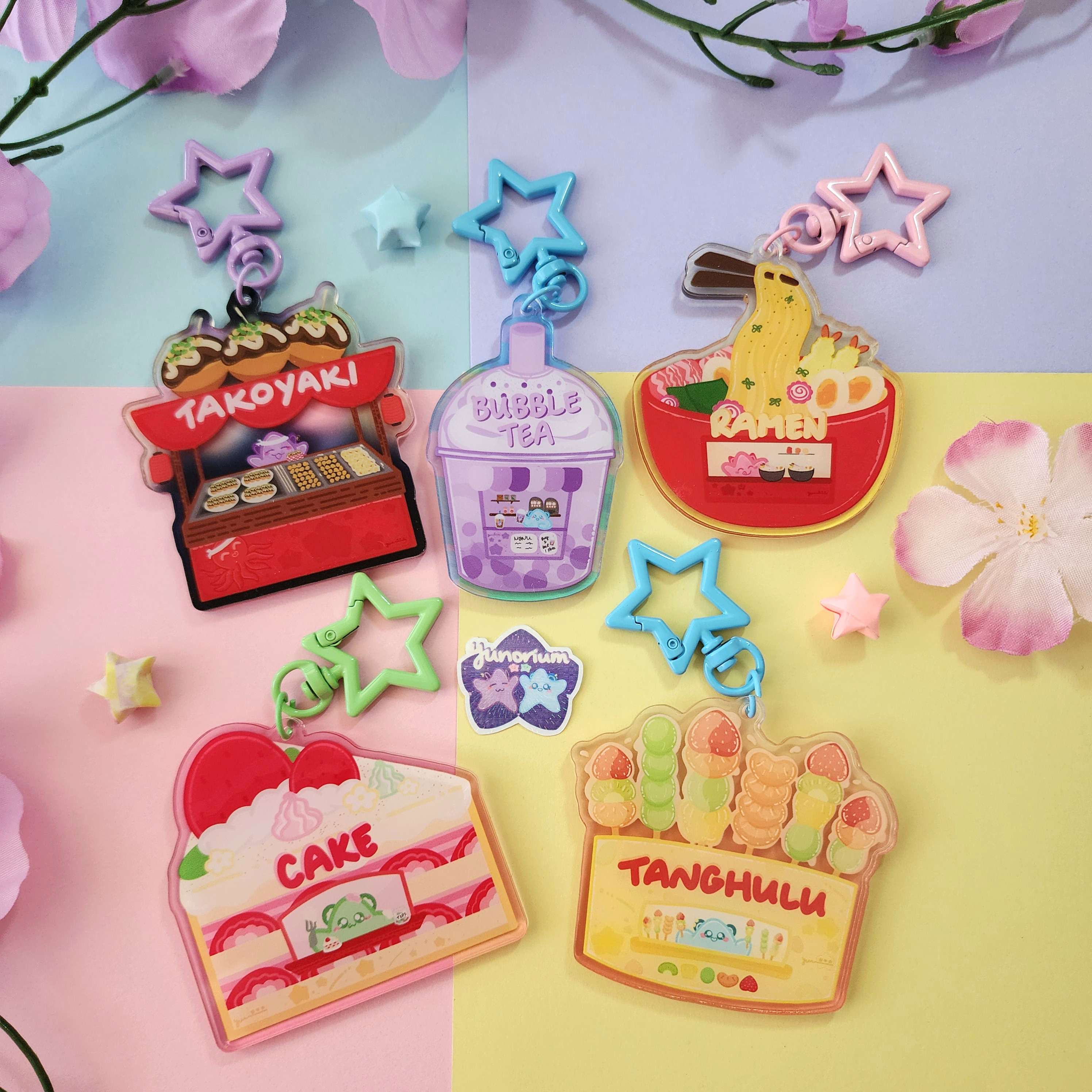 Novayin Mascot Storefront Keychains | Cute & Decorative Food Keychains ...