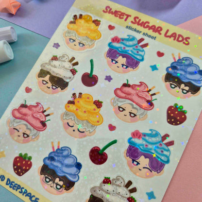 Sweet Sugar LADS Sticker Sheet | Love and Deepspace