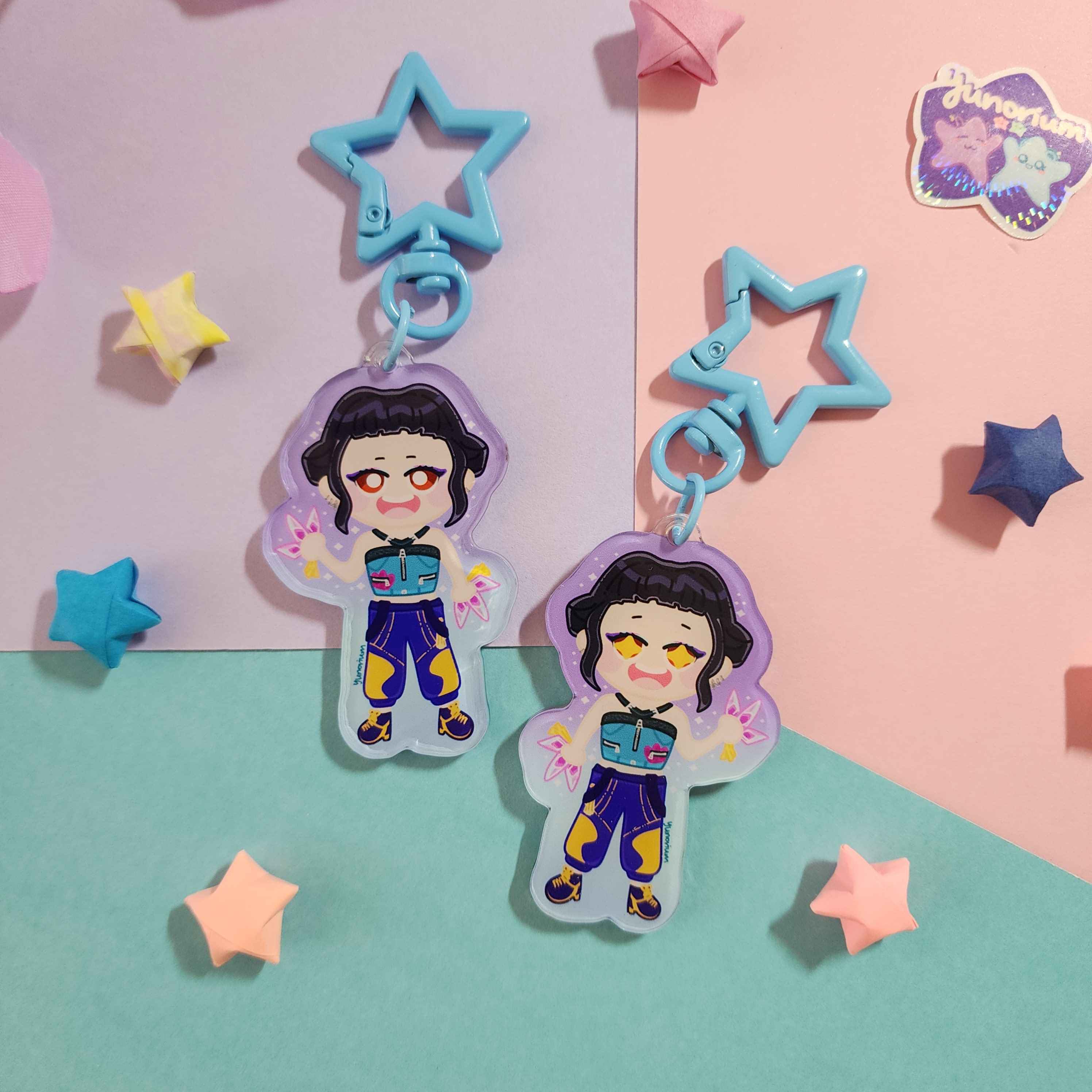 Kpop Demon Hunters Keychains | Huntrix & Saja Boys Acrylic