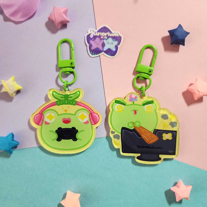 Gamer Frog Marchelle Keychains | Earthian Friends