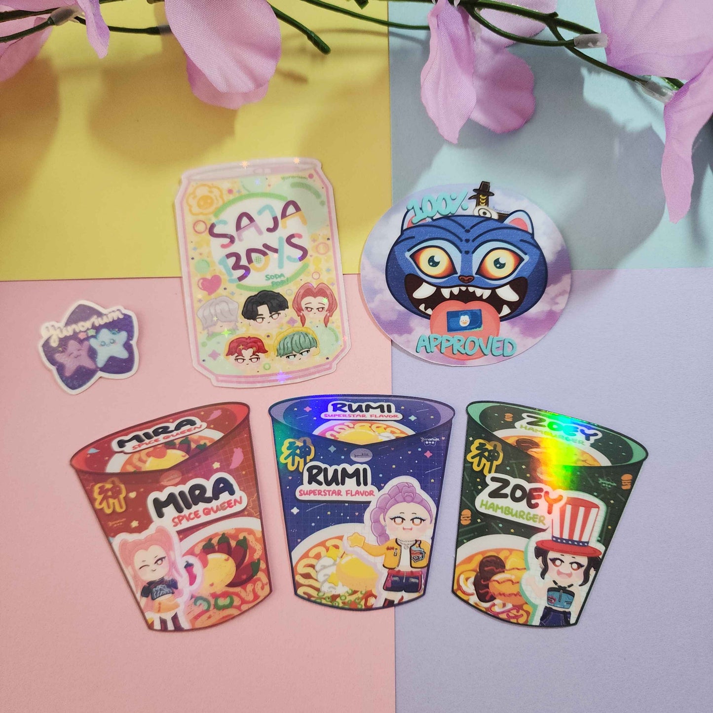 Kpop Demon Hunters Stickers | Huntrix & Saja Boys