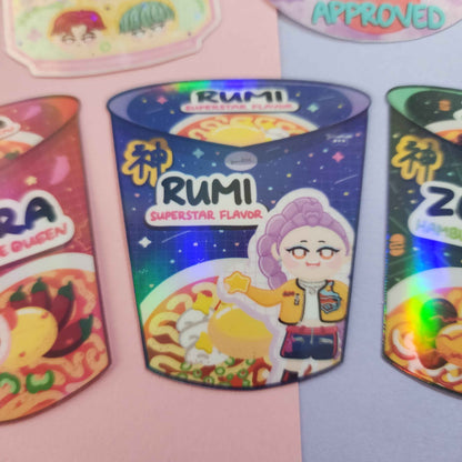 Kpop Demon Hunters Stickers | Huntrix & Saja Boys