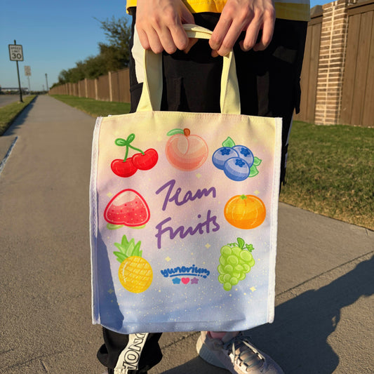 Team Fruits & Team Veggies Shopping Tote Bag