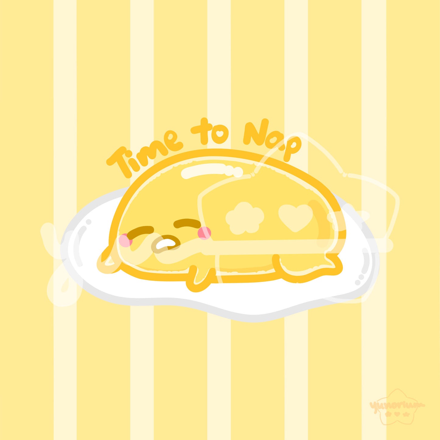 Time To Nap Print | Lazy Egg Series