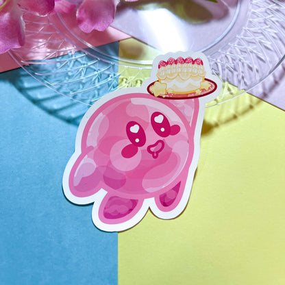 Bubble Jelly Kirby Stickers (Matte)