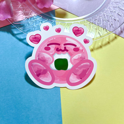 Bubble Jelly Kirby Stickers (Matte)