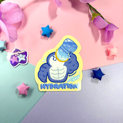 HYDRATION Penguin Stickers