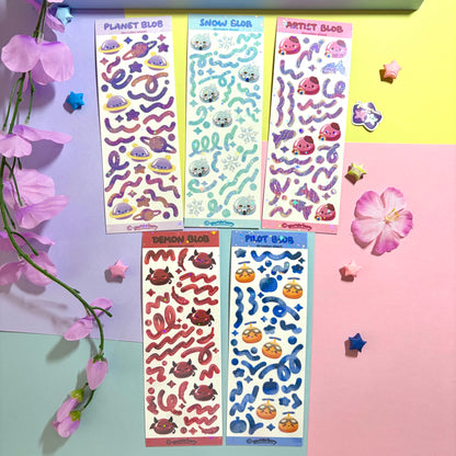 LADS Blobbu Decoden Sticker Sheets | Love and Deepspace