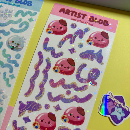 LADS Blobbu Decoden Sticker Sheets | Love and Deepspace