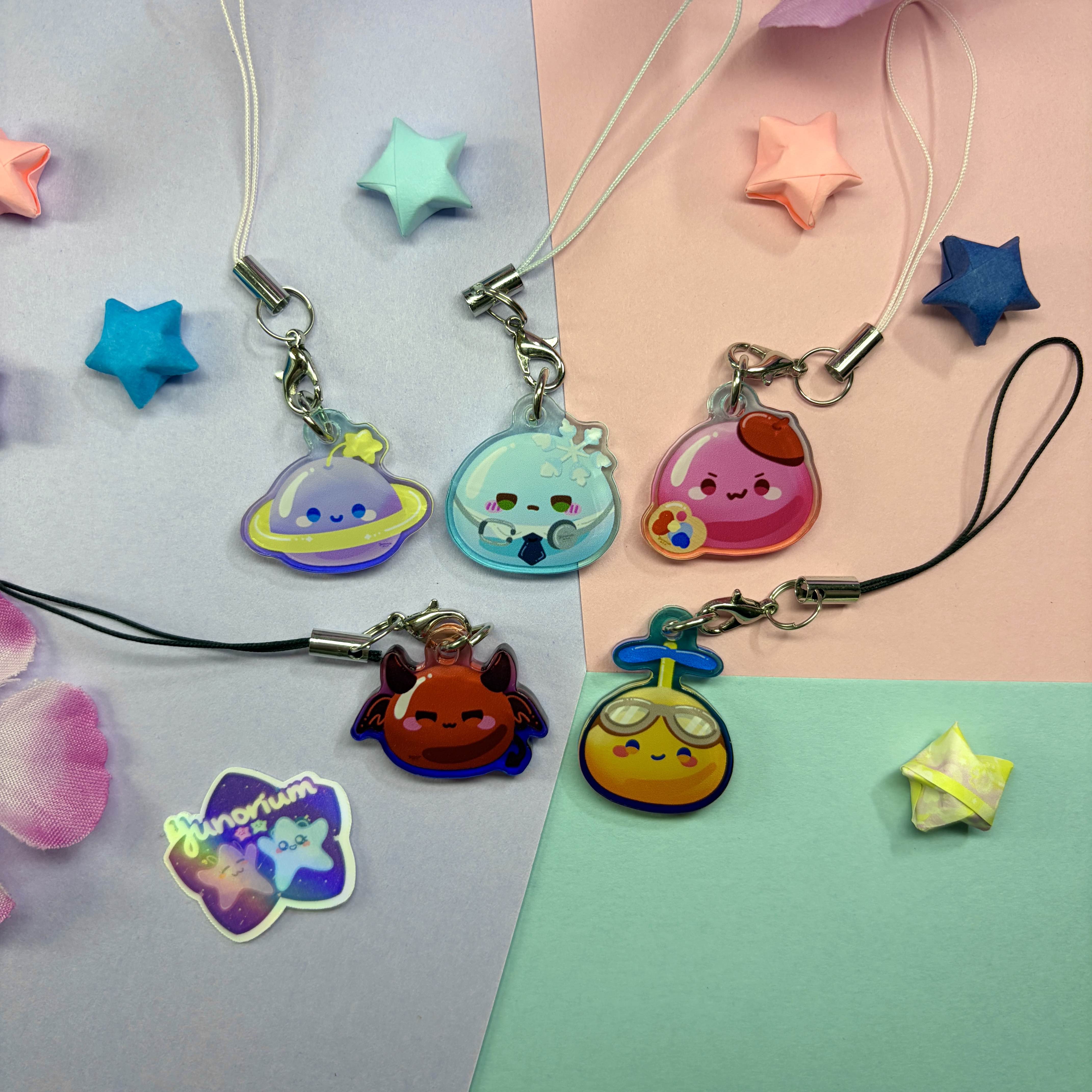 Yunorium | Vinyl Holographic Stickers, Charms & More
