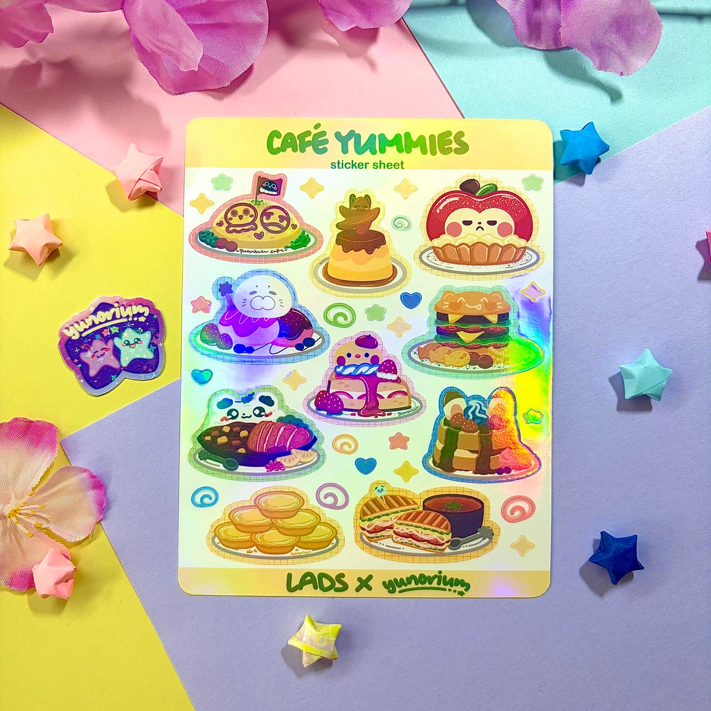 Cafe Yummies Sticker Sheet | Love and Deepspace