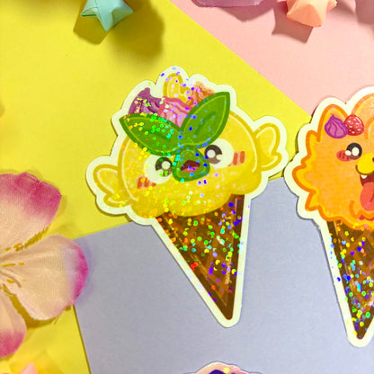Generation 10 Starter Ice Cream Stickers