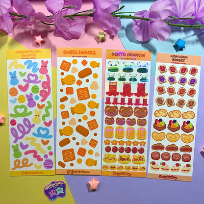 Food & Snacks Decoden Sticker Sheets | Original Design