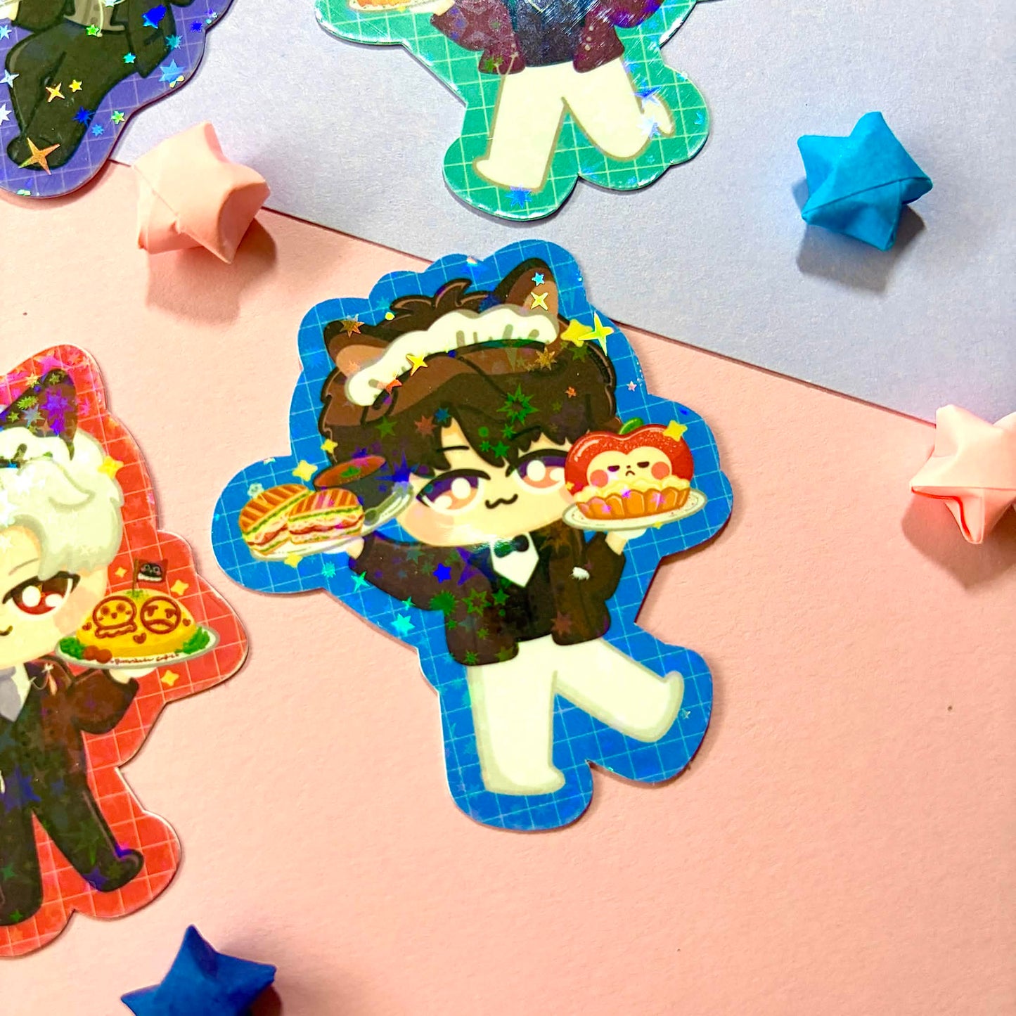 LADS Butler Cafe Stickers | Love and Deepspace