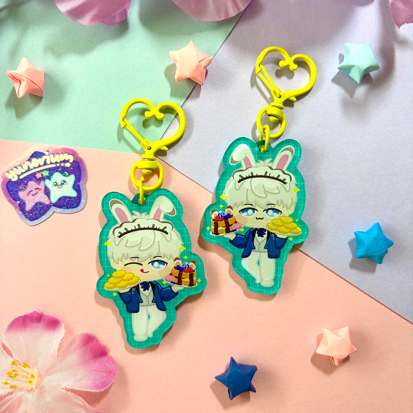 Butler Cafe Keychains | Love and Deepspace