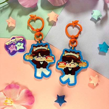 Butler Cafe Keychains | Love and Deepspace