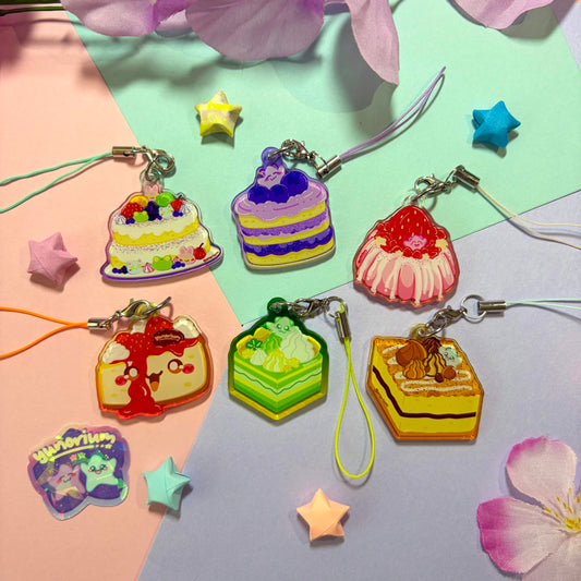 Cake Phone Charms