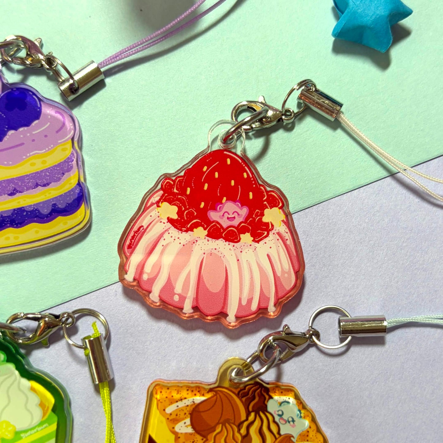 Cake Phone Charms