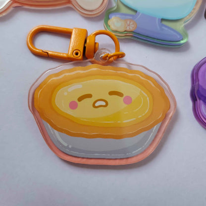 Cute Character Dessert Keychains