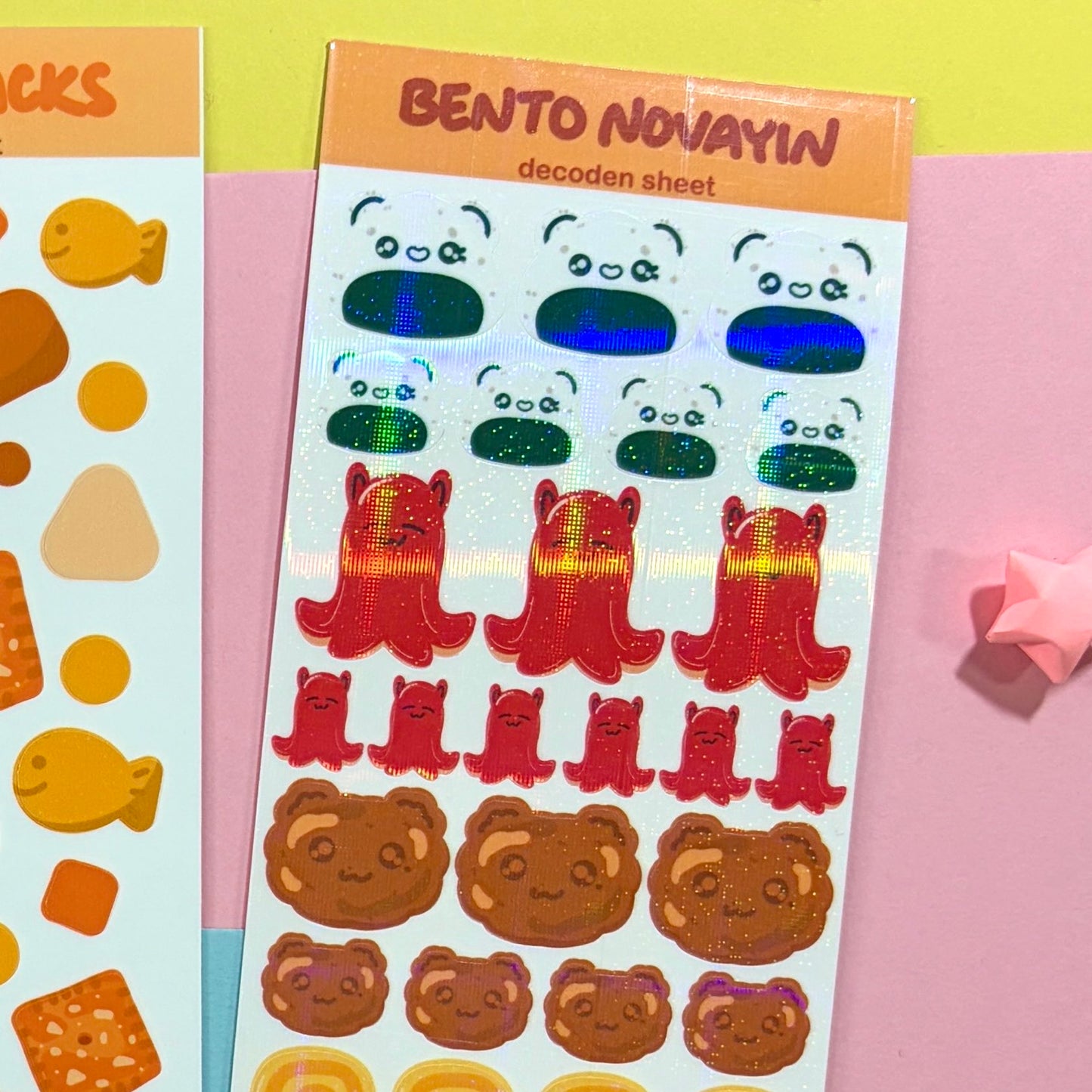 Food & Snacks Decoden Sticker Sheets | Original Design